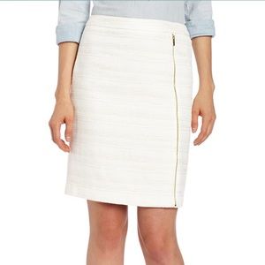 NWT Calvin Klein soft white skirt
